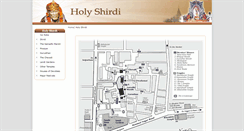 Desktop Screenshot of holyshirdi.saibaba.com